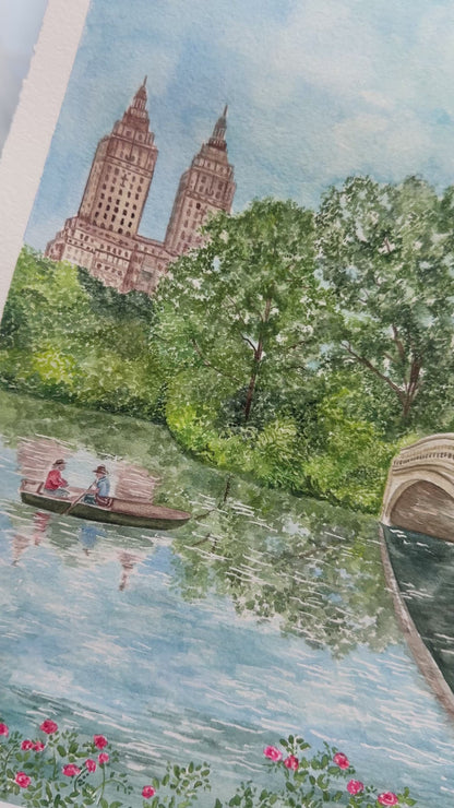 Central Park Spring Fine Art Print